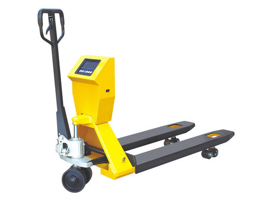 jakość  Warehousing Mobile Pallet Truck With Scale High Strength Frame 1150mm​ Fork Length fabryka